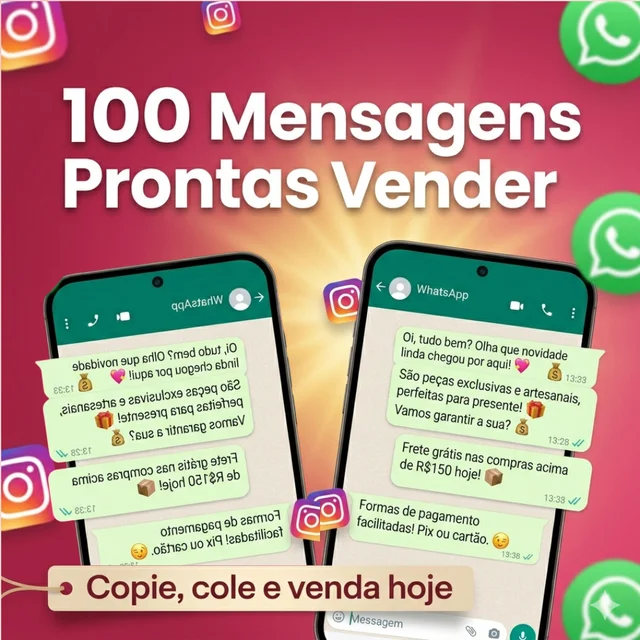 100 Mensagens Prontas para Vender